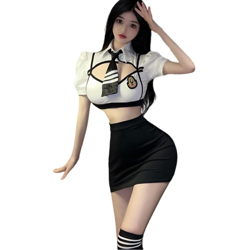 3655 cosplay flight attendant underwear Japanese anime sailor tight fitting